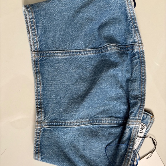 Zara Tops - Zara cropped denim top